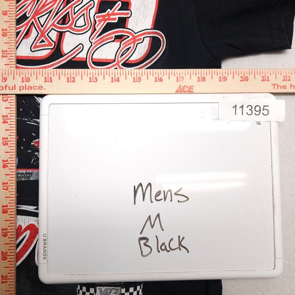 Dale Earnhardt Jr NASCAR Young & Reckless Racing T Shirt Mens Size M Black - Picture 7 of 9